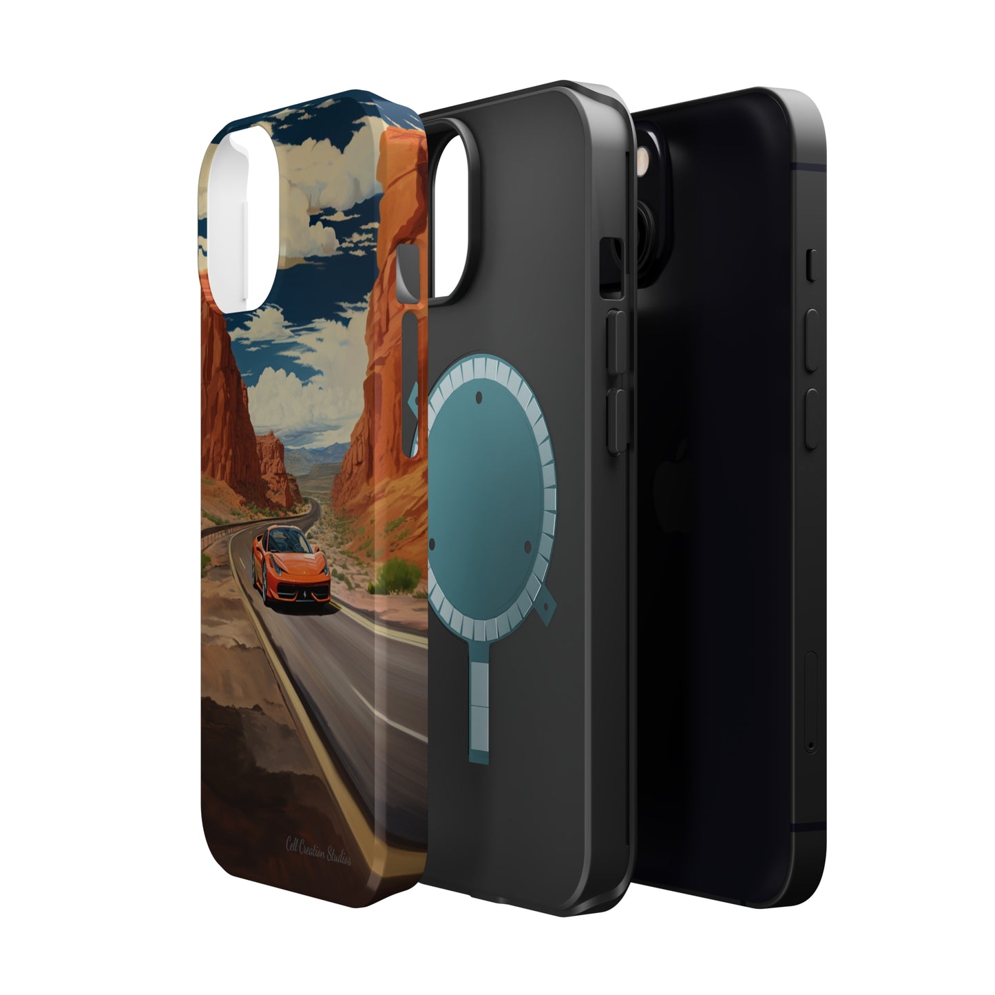 "Desert Racer Ferrari Edition" -MagSafe Tough iPhone Cases