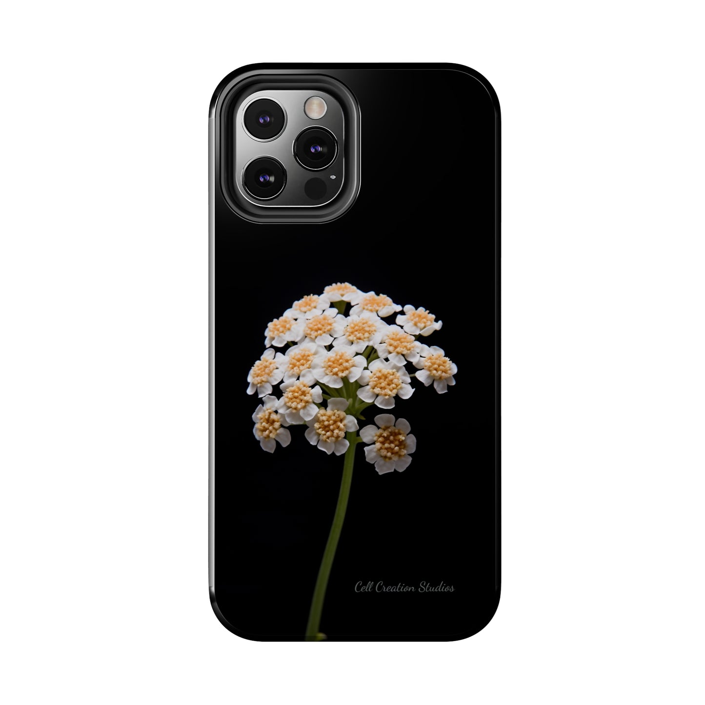 "Elegant Yarrow Bloom" Phone Case -Tough Phone Cases