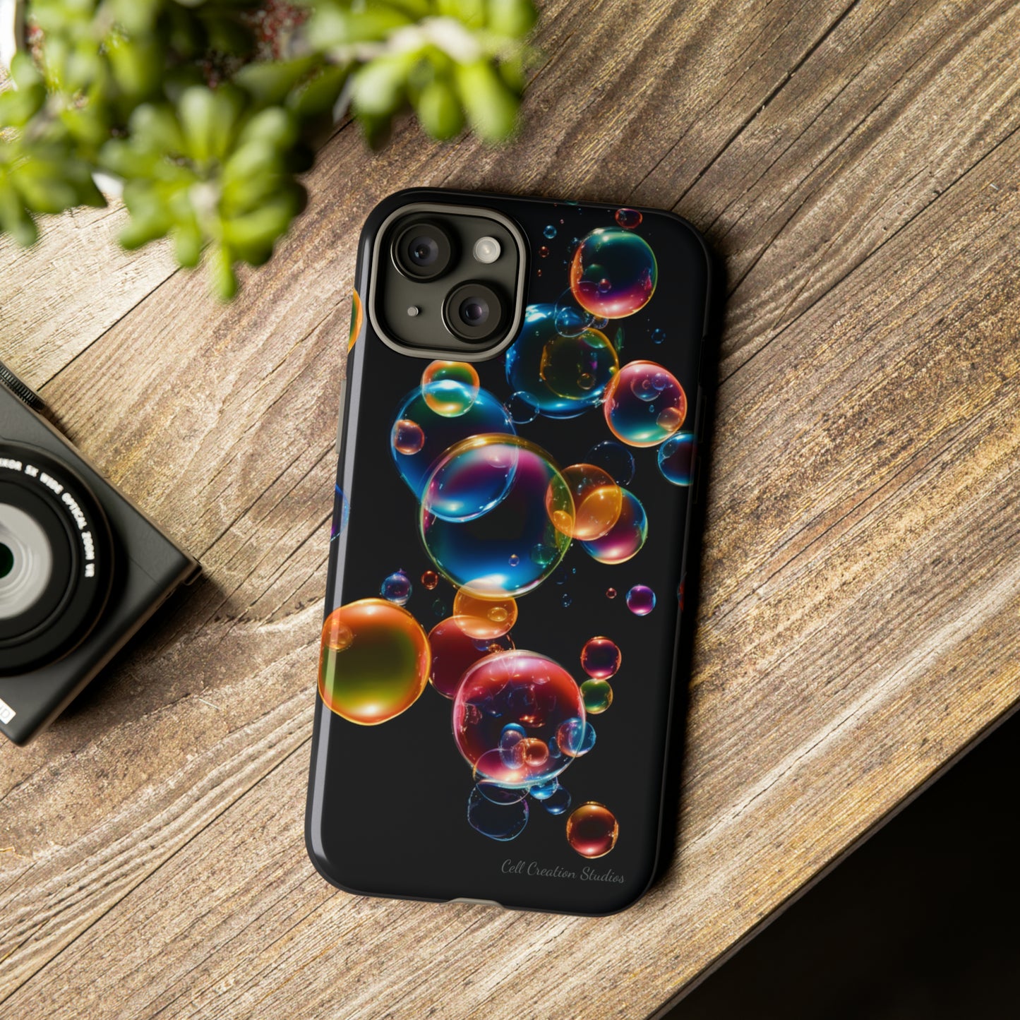 Elevate Your Phone's Aesthetic with our "BubbleBurst" Cell Phone Case -Tough Cases