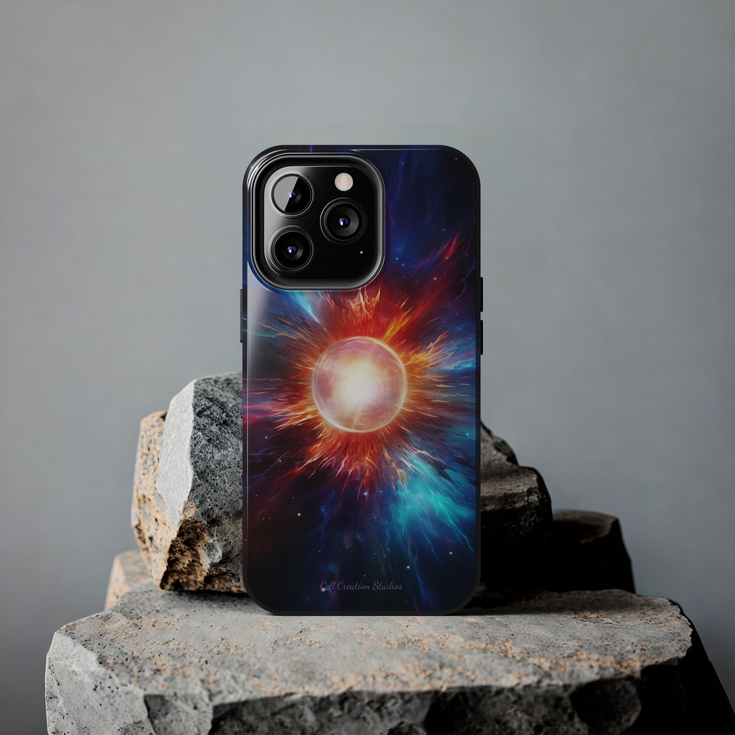 Introducing the "Stellar Cataclysm" Cell Phone Case – Capture the Cosmic Drama of a Neutron Star Explosion! -Tough Phone Cases