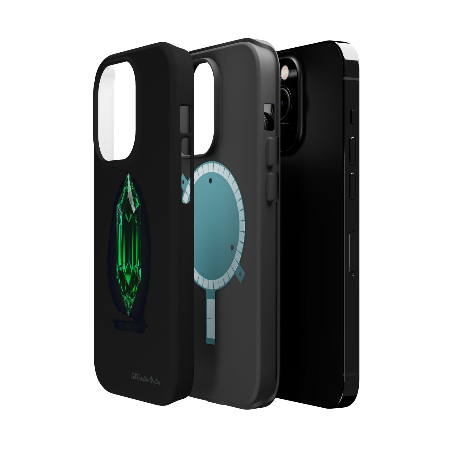 "Emerald Elegance" Phone Case -MagSafe Tough Cases