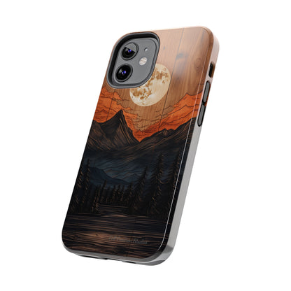 "Elevate Your Style with the Mountain Moonlight Phone Case" -Tough Phone Cases