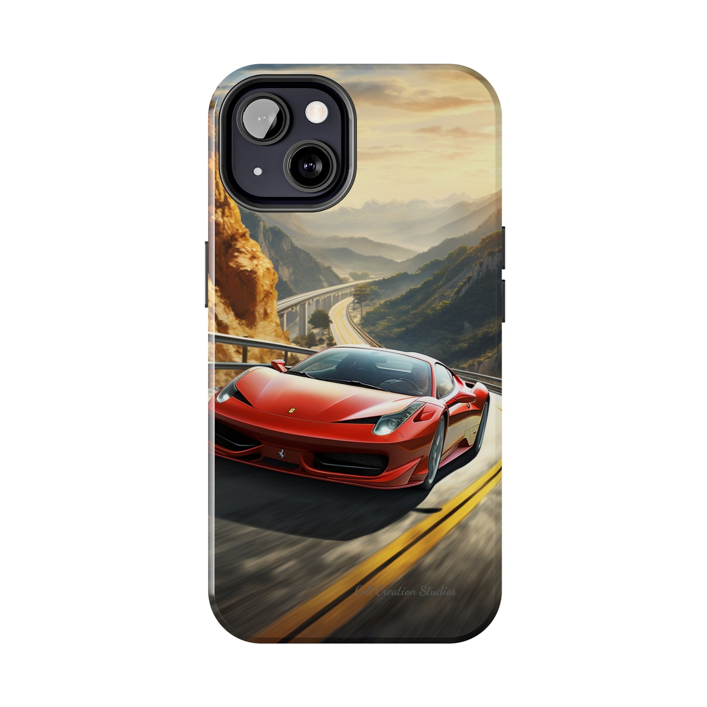 "Mountain Majesty Ferrari Edition" -Tough iPhone Cases