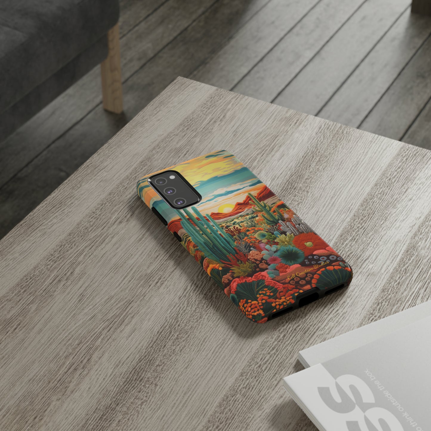 "Desert Bloom Embroidery" -Tough Samsung Cases