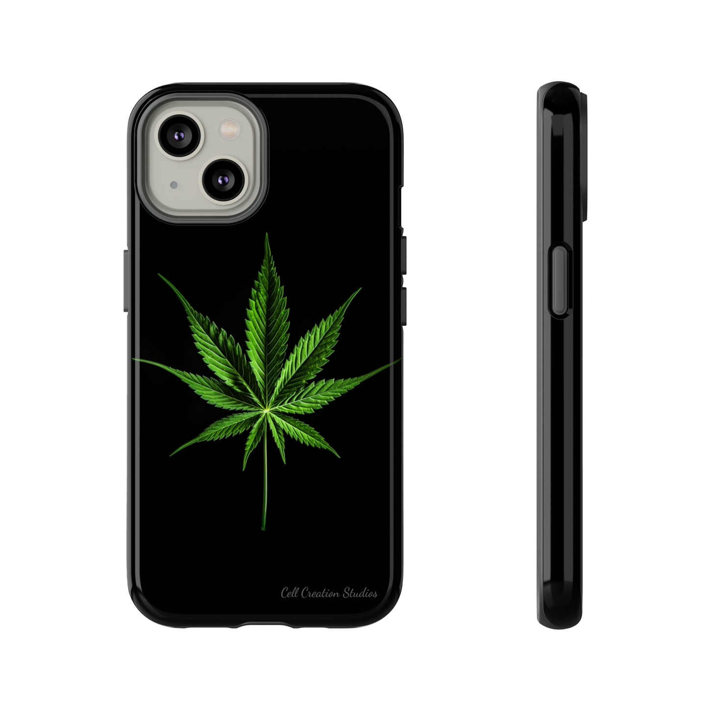 "Cannabis Chic" Marijuana Leaf Phone Case -Tough Cases