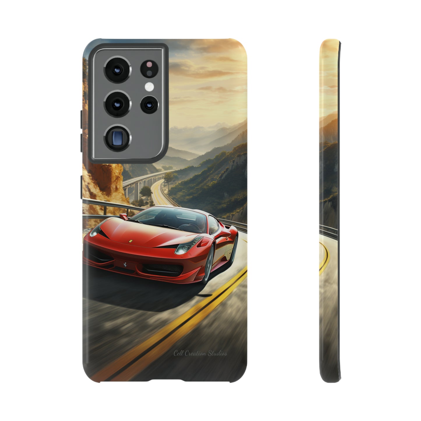 "Mountain Majesty Ferrari Edition" -Tough Samsung Phone Cases