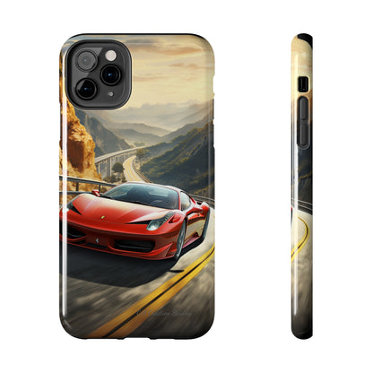 "Mountain Majesty Ferrari Edition" -Tough iPhone Cases