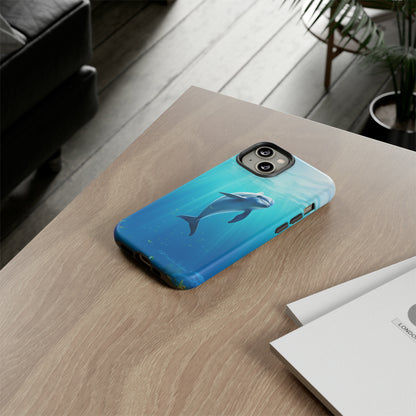 The "Dolphin Serenity" -Tough iPhone Cases