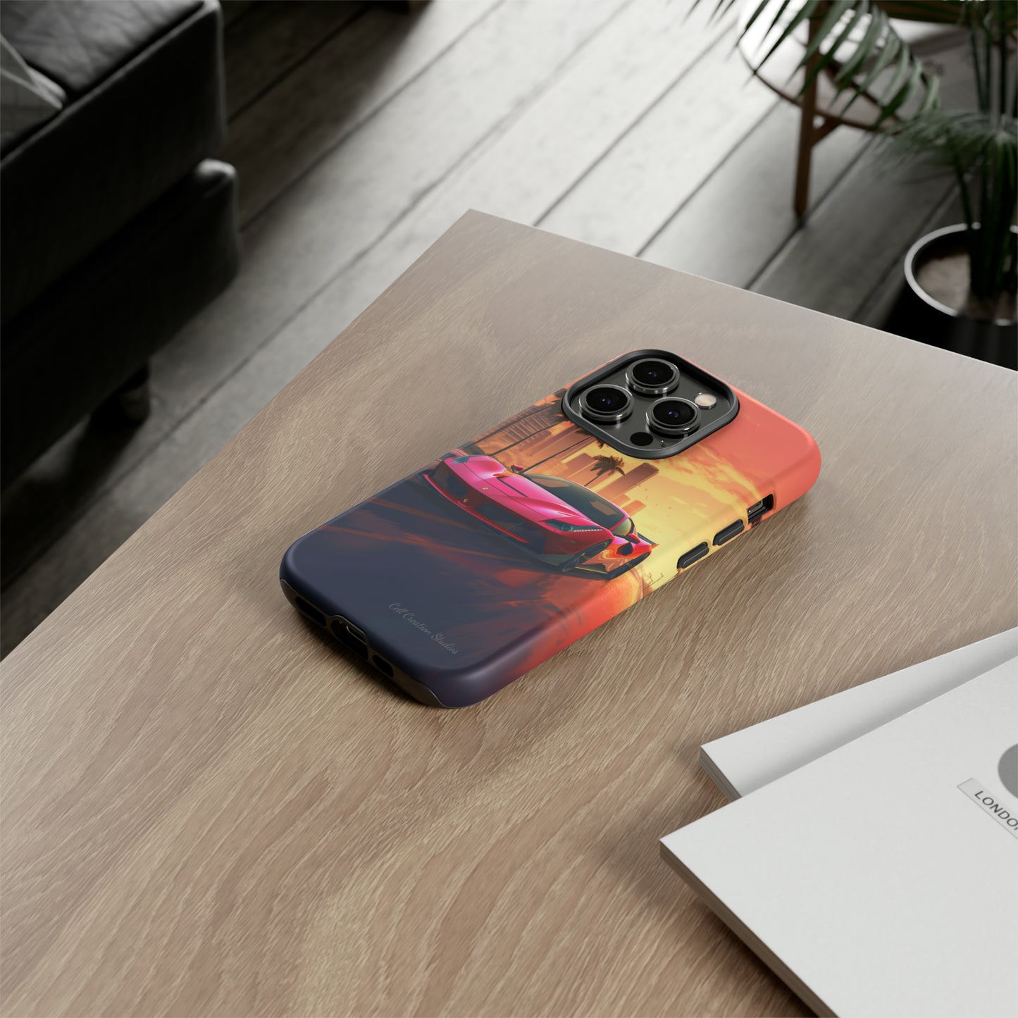 "Sunset Boulevard Ferrari Edition" -Tough iPhone Cases