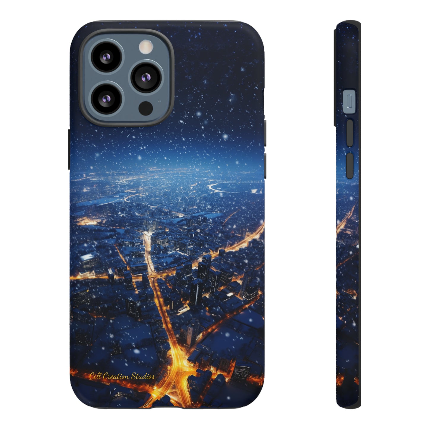 "Urban Snowfall Glow" -Tough iPhone Cases