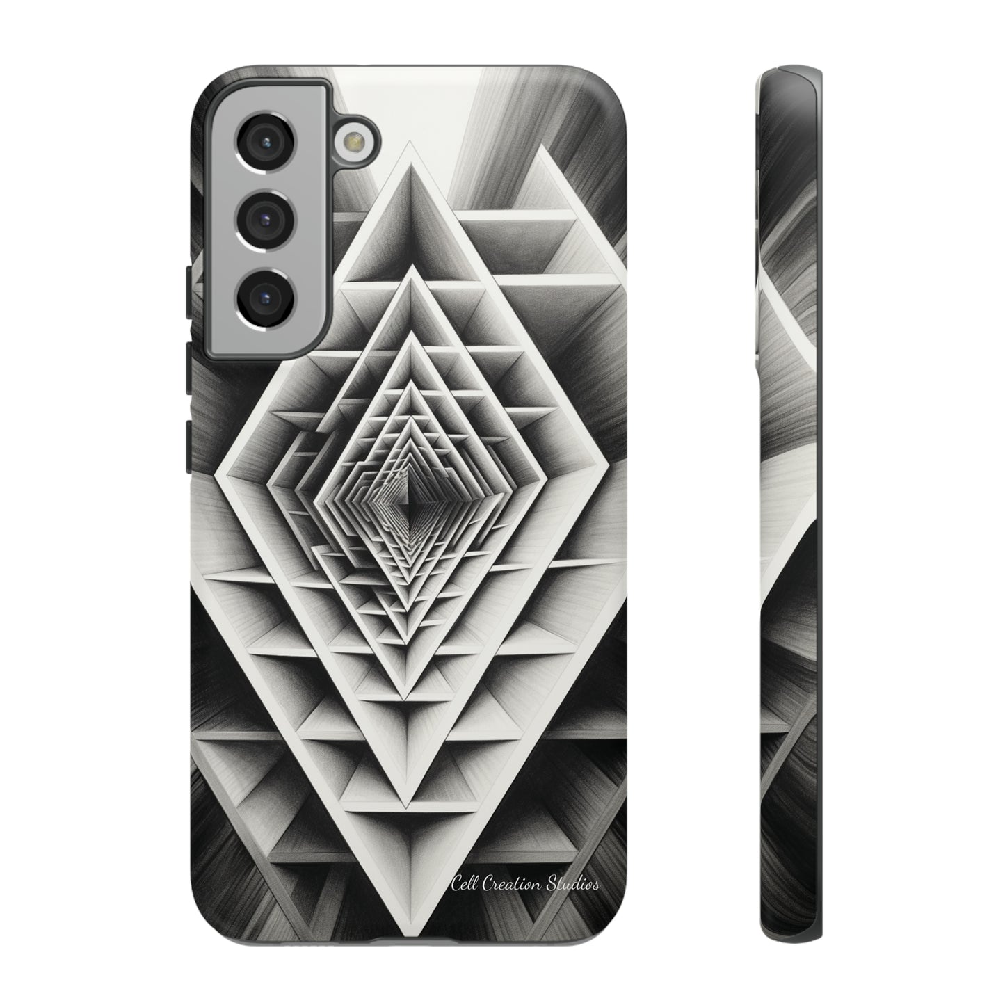 The "Geometric Triangle" Cell Phone Case -Tough Cases