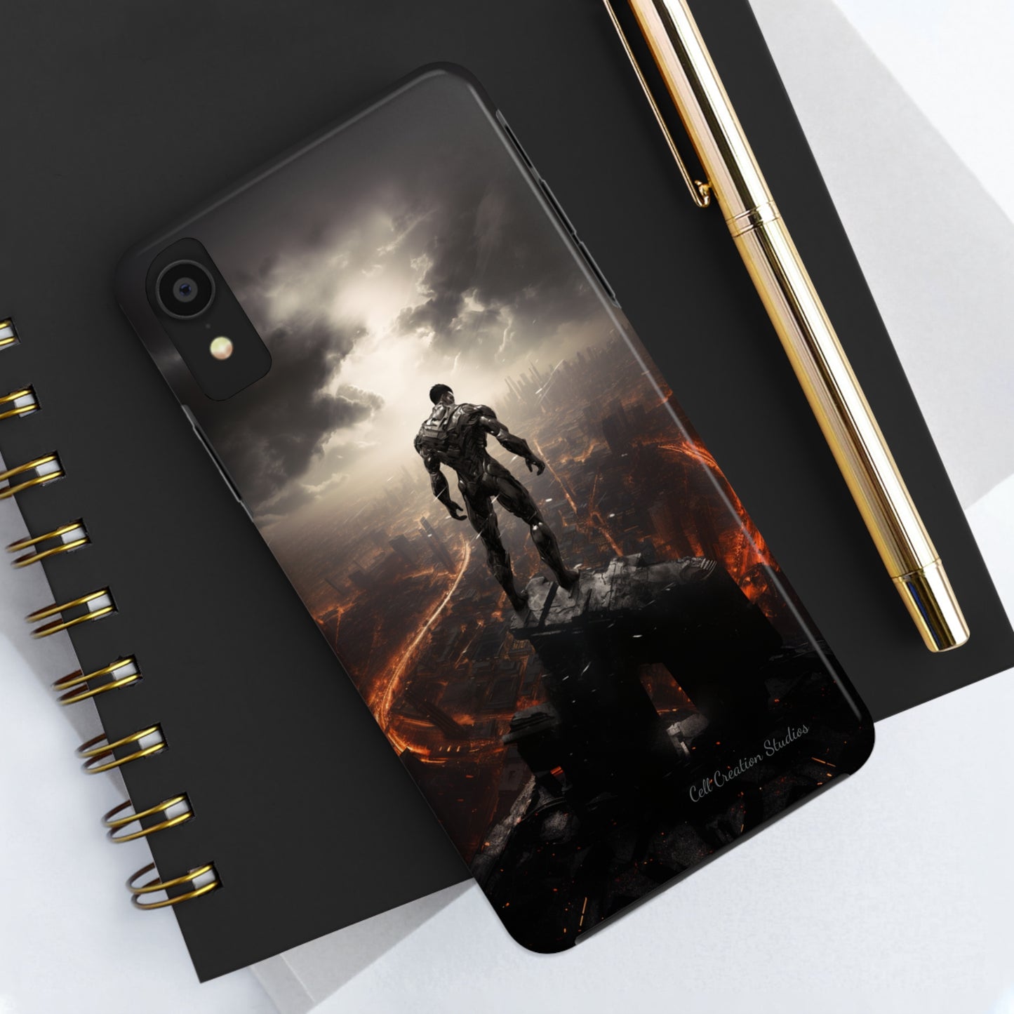 Introducing the "Cyber Guardian" Cell Phone Case – Embrace Futuristic Heroism -Tough Phone Cases