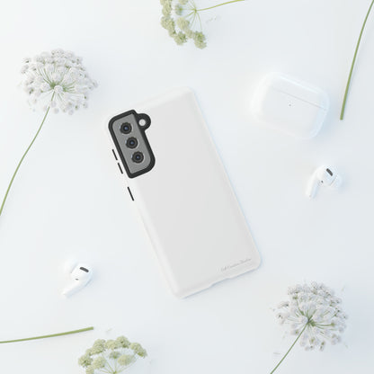 "Pure Elegance White" -Tough Samsung Phone Cases