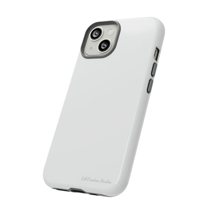 "Pure Elegance White" -Tough iPhone Cases