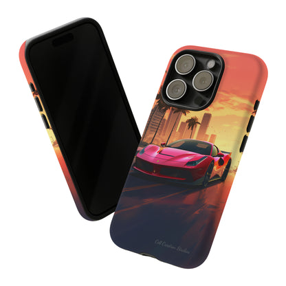 "Sunset Boulevard Ferrari Edition" -Tough iPhone Cases