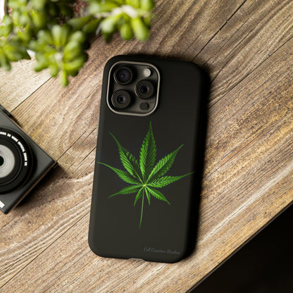 "Cannabis Chic" Marijuana Leaf Phone Case -Tough Cases