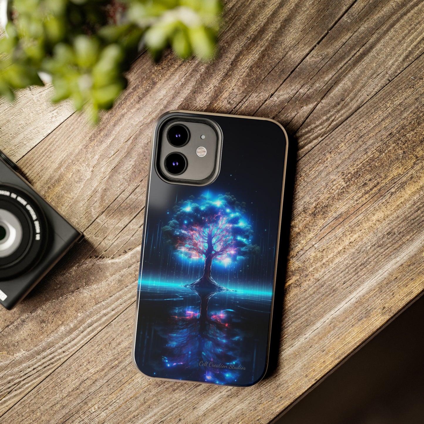 Introducing the "Luminous Tree" Cell Phone Case – Illuminate Your Style with Nature's Glow -Tough Phone Cases