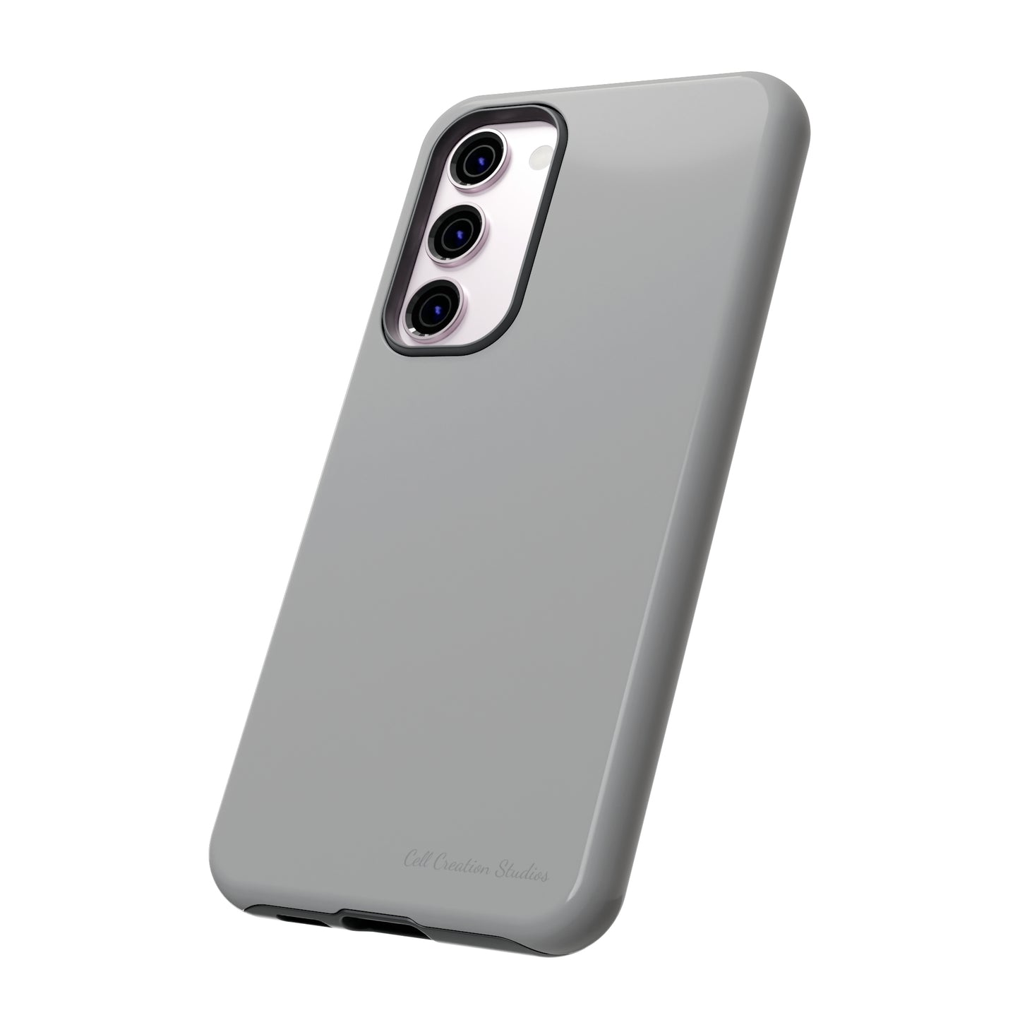 "Sleek Silver Essence" -Tough Samsung Phone Cases