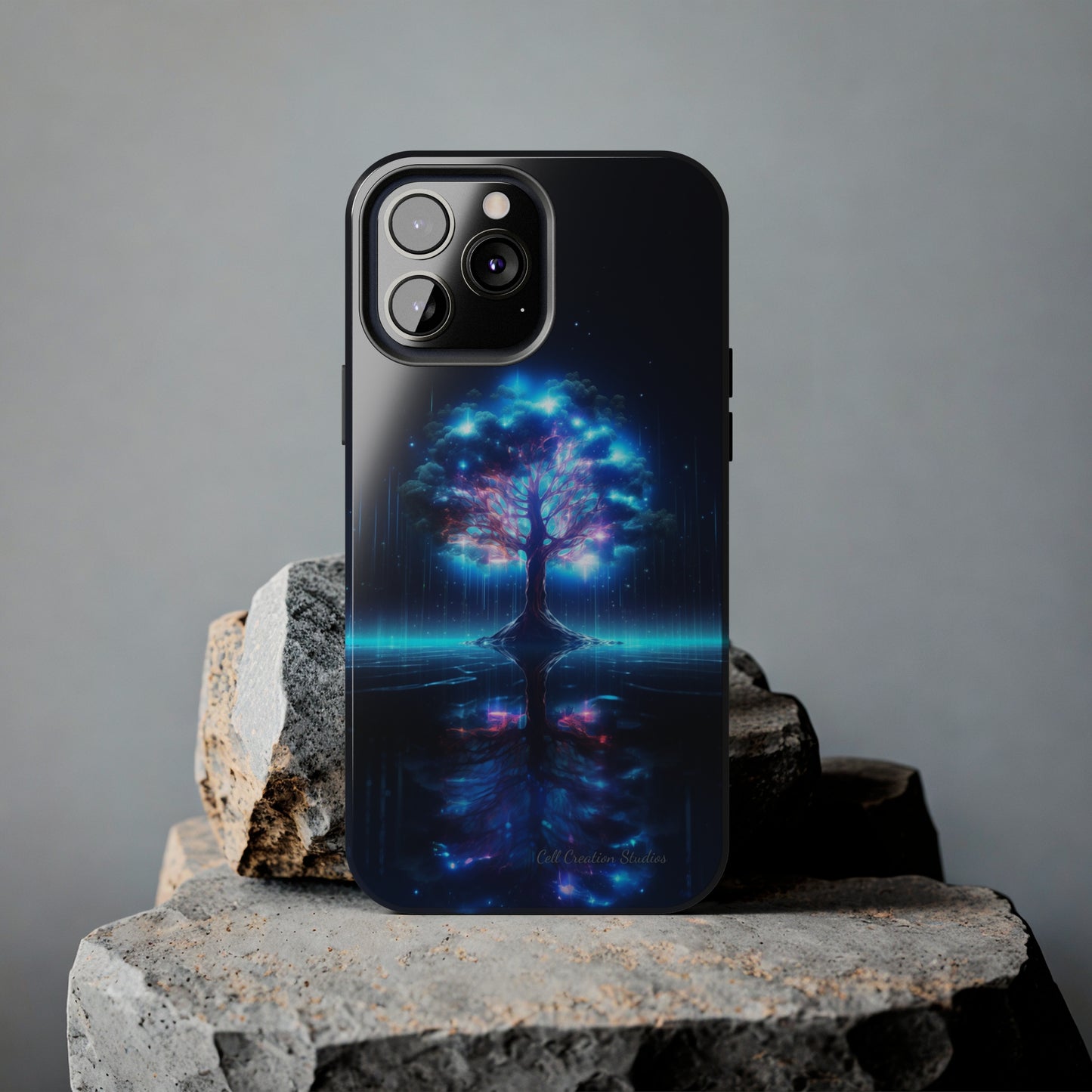 Introducing the "Luminous Tree" Cell Phone Case – Illuminate Your Style with Nature's Glow -Tough Phone Cases