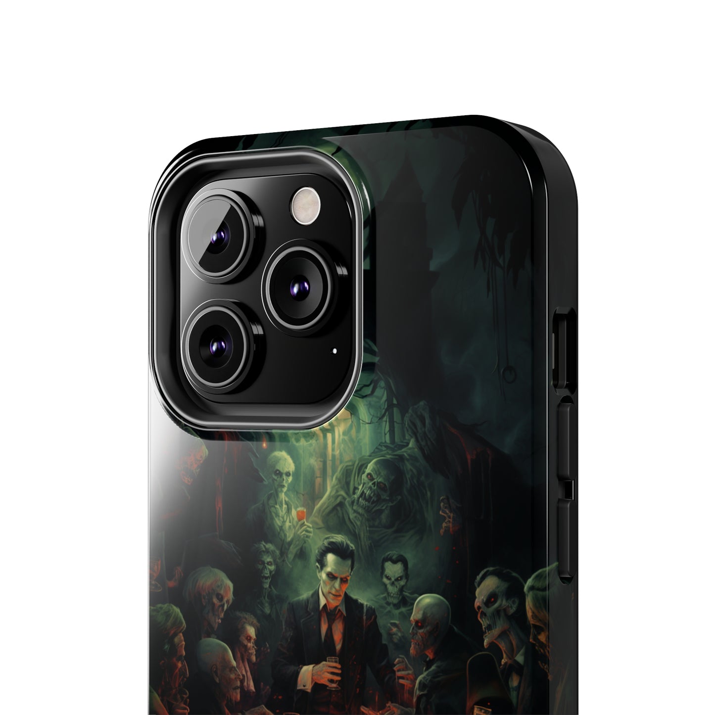 Introducing the "Ghoulish Gala" Cell Phone Case – Dracula's Halloween Soiree -Tough Phone Cases