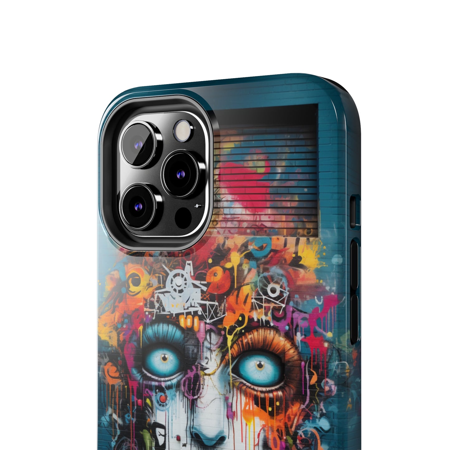 Elevate Your Style with our "Graffiti Face Concrete Wall" Phone Case -Tough Phone Cases