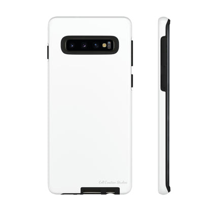 "Pure Elegance White" -Tough Samsung Phone Cases