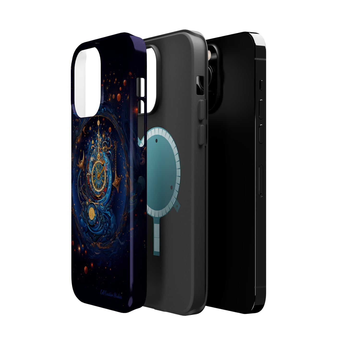 "Cosmic Clock Elegance" -MagSafe Tough iPhone Cases