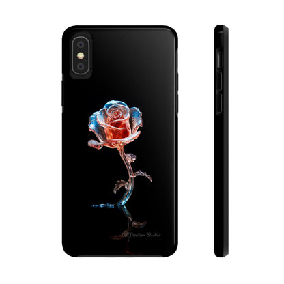 The "Glass Rose Elegance" Phone Case -Tough Phone Cases