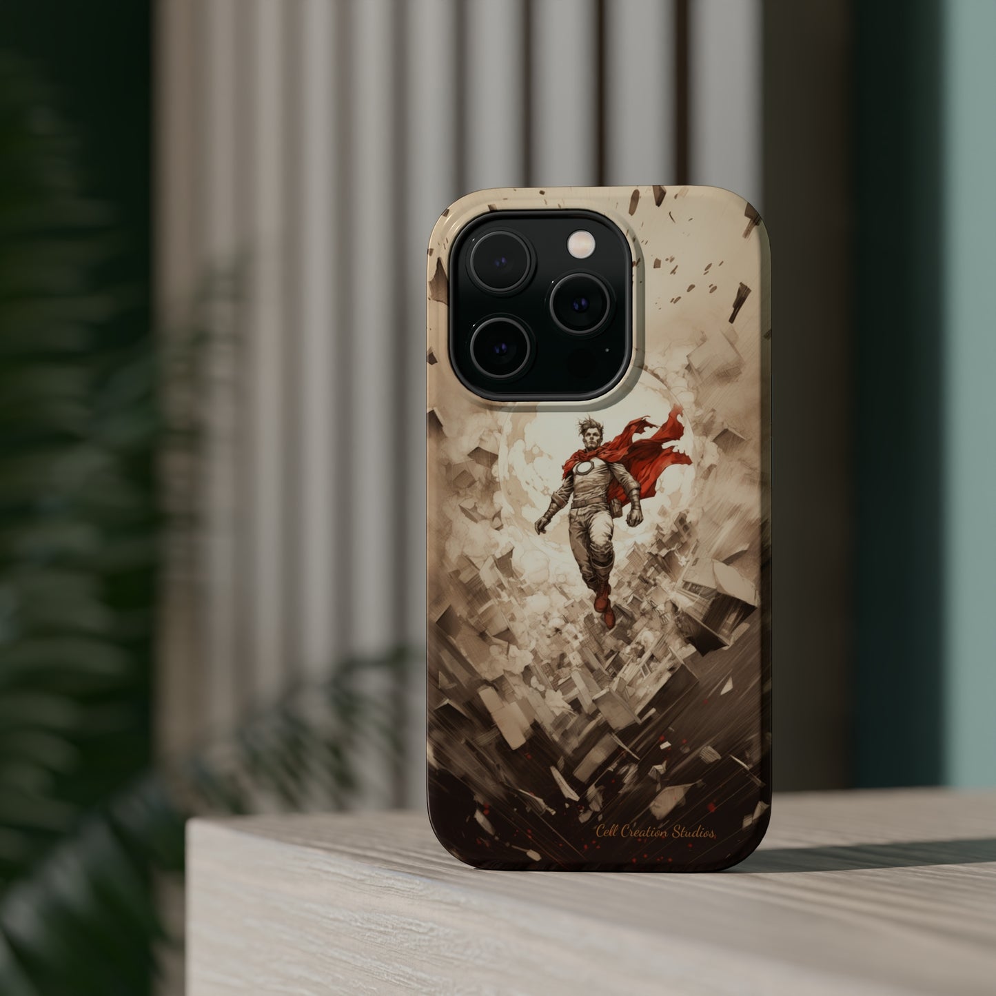 Introducing the "Heroic Guardian" Cell Phone Case – Unleash Your Inner Superhero with Captivating Design -MagSafe Tough Cases