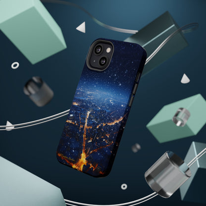 "Urban Snowfall Glow" -MagSafe Tough iPhone Cases