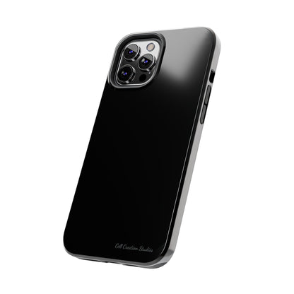 "Stealth Black Defender" -Tough iPhone Cases