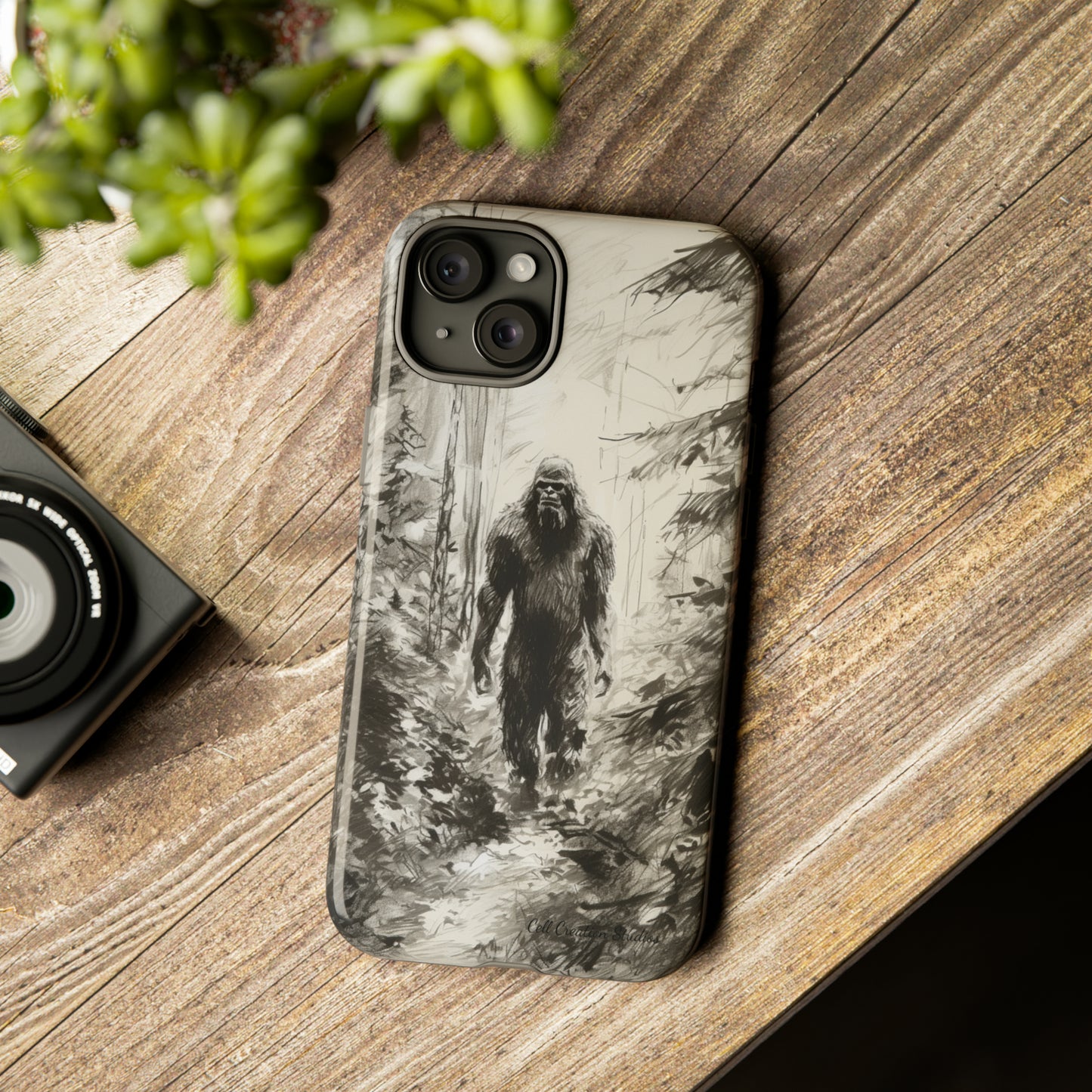 "Bigfoot in the Wilderness" Cell Phone Case – Encounter Bigfoot's Mystery -Tough Cases