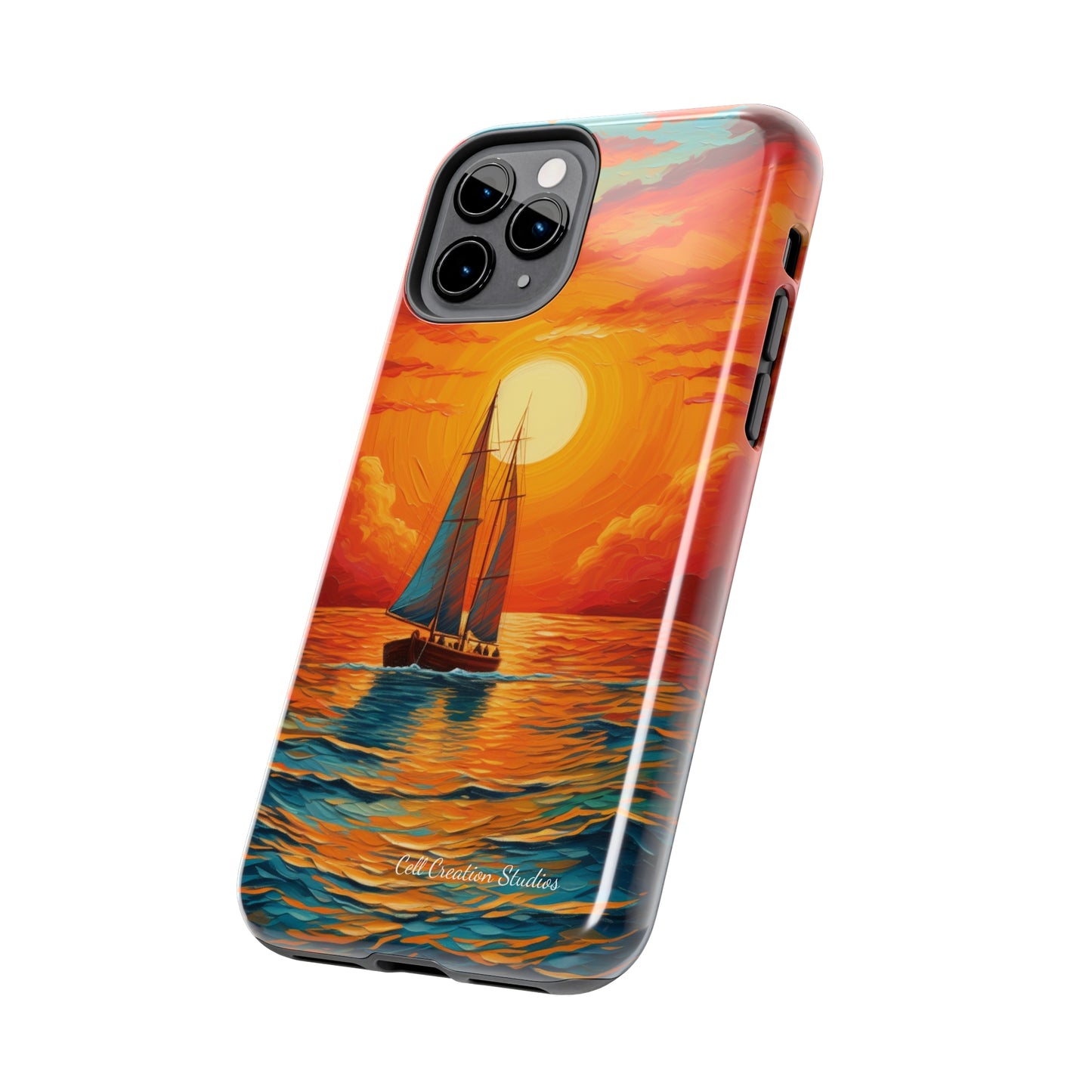 "Sailboat Sunset" -Tough iPhone Cases