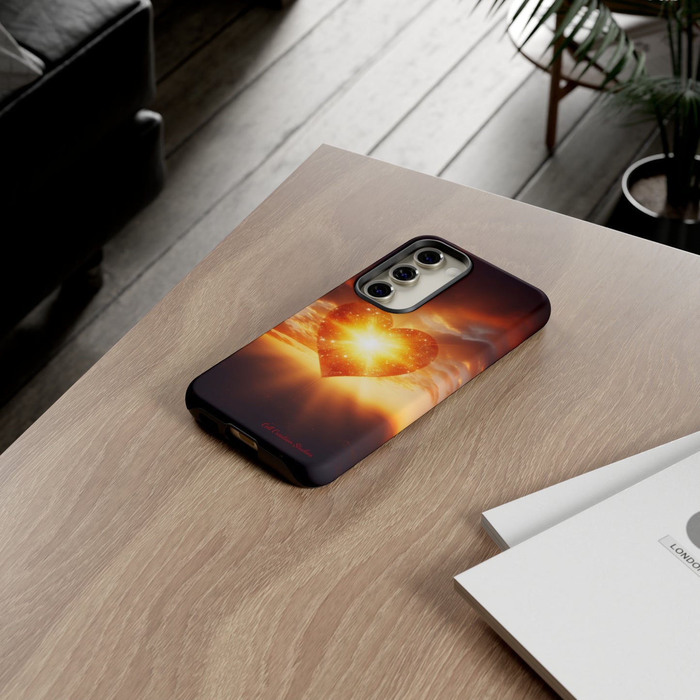 Introducing the "Sunlit Heart" Cell Phone Case – Embrace Love and Radiance -Tough Cases