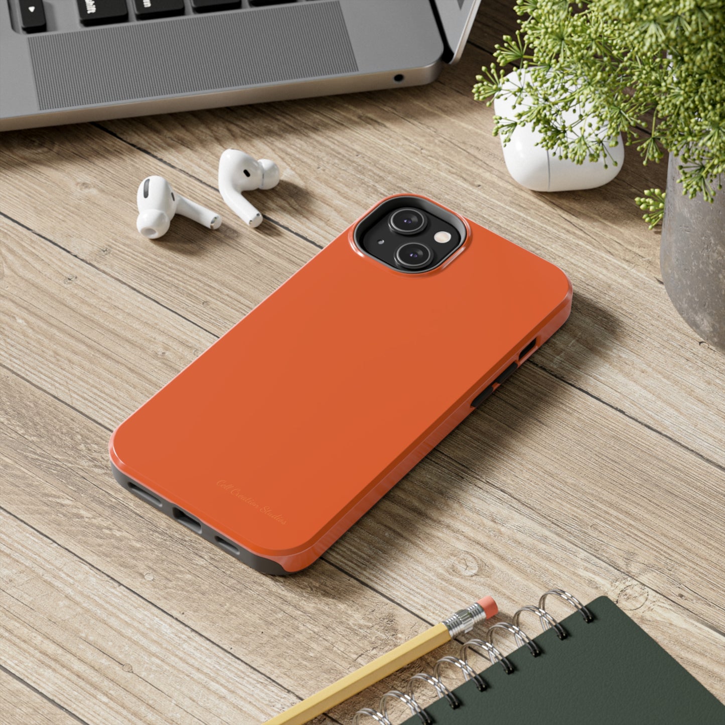 "Orange Burst" -Tough iPhone Cases