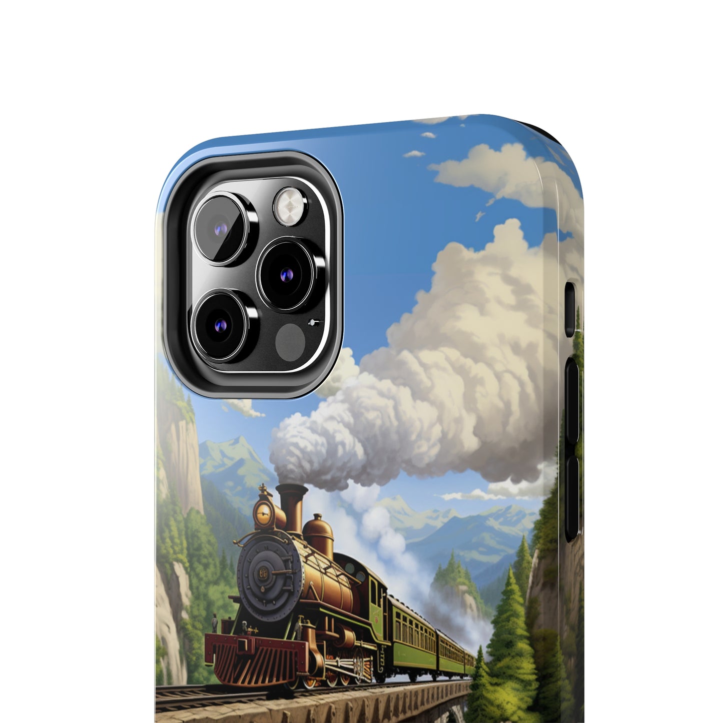 The "Scenic Mountain Train" Phone Case -Tough Phone Cases