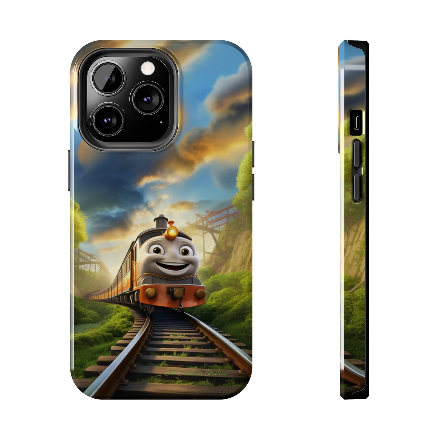 The "Smiling Express Train" Phone Case -Tough Phone Cases