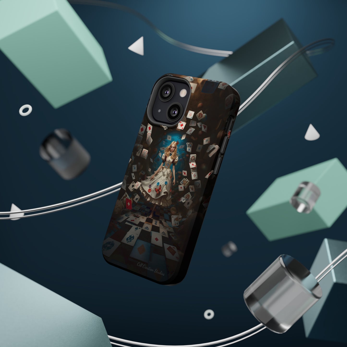 Introducing the "Alice in Wonderland" Cell Phone Case – A Journey Through Imagination -MagSafe Tough Cases