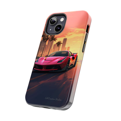 "Sunset Boulevard Ferrari Edition" -Tough iPhone Cases