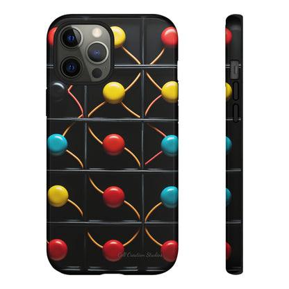 "Vibrant Spheres Fusion" -Tough Phone Cases