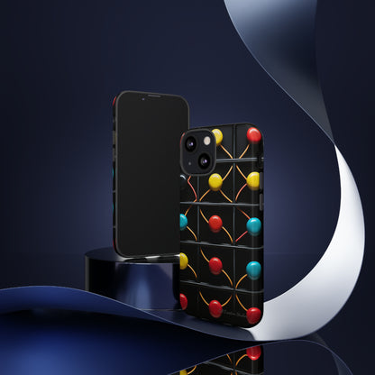 "Vibrant Spheres Fusion" -Tough Phone Cases