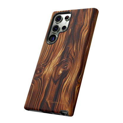 "Wood Grain Elegance" Tough Samsung Galaxy Cases