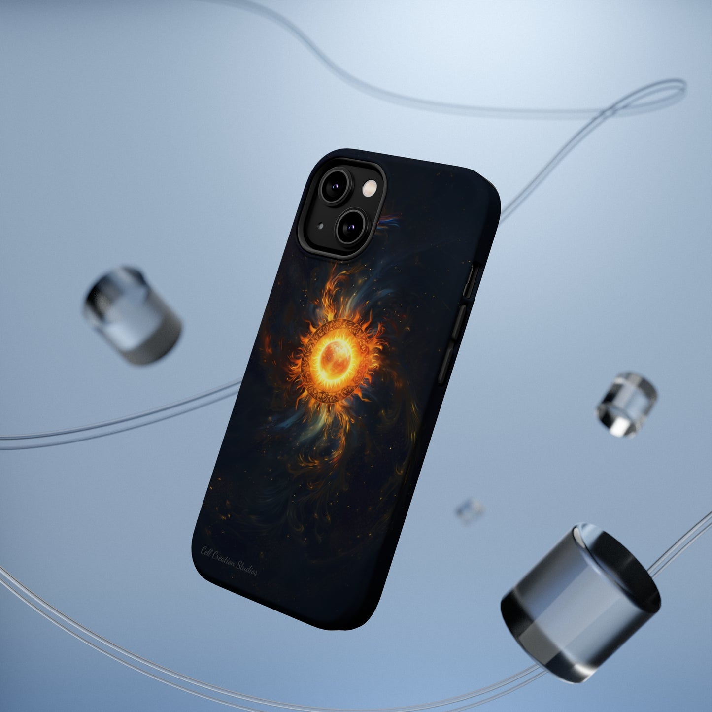 Introducing the "Celestial Sun and Stars" Cell Phone Case – Carry the Cosmos with You -MagSafe Tough Cases