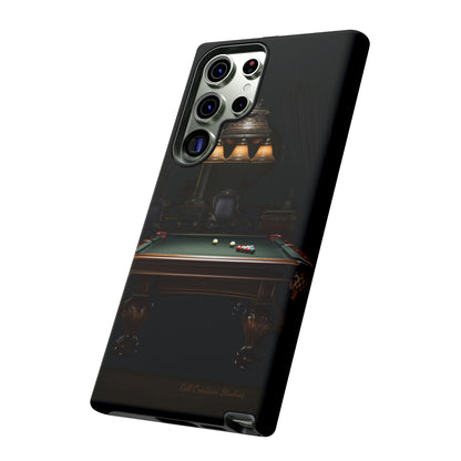 "Elevate Your Game: Pool Table-Themed Phone Case for Billiards Enthusiasts" -Tough Cases