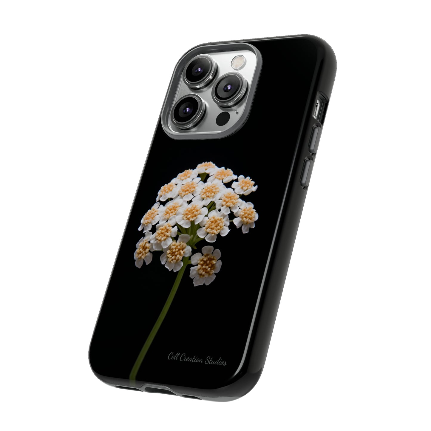 "Elegant Yarrow Bloom"  -Tough iPhone Cases