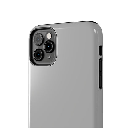 "Sleek Silver Essence" -Tough iPhone Cases