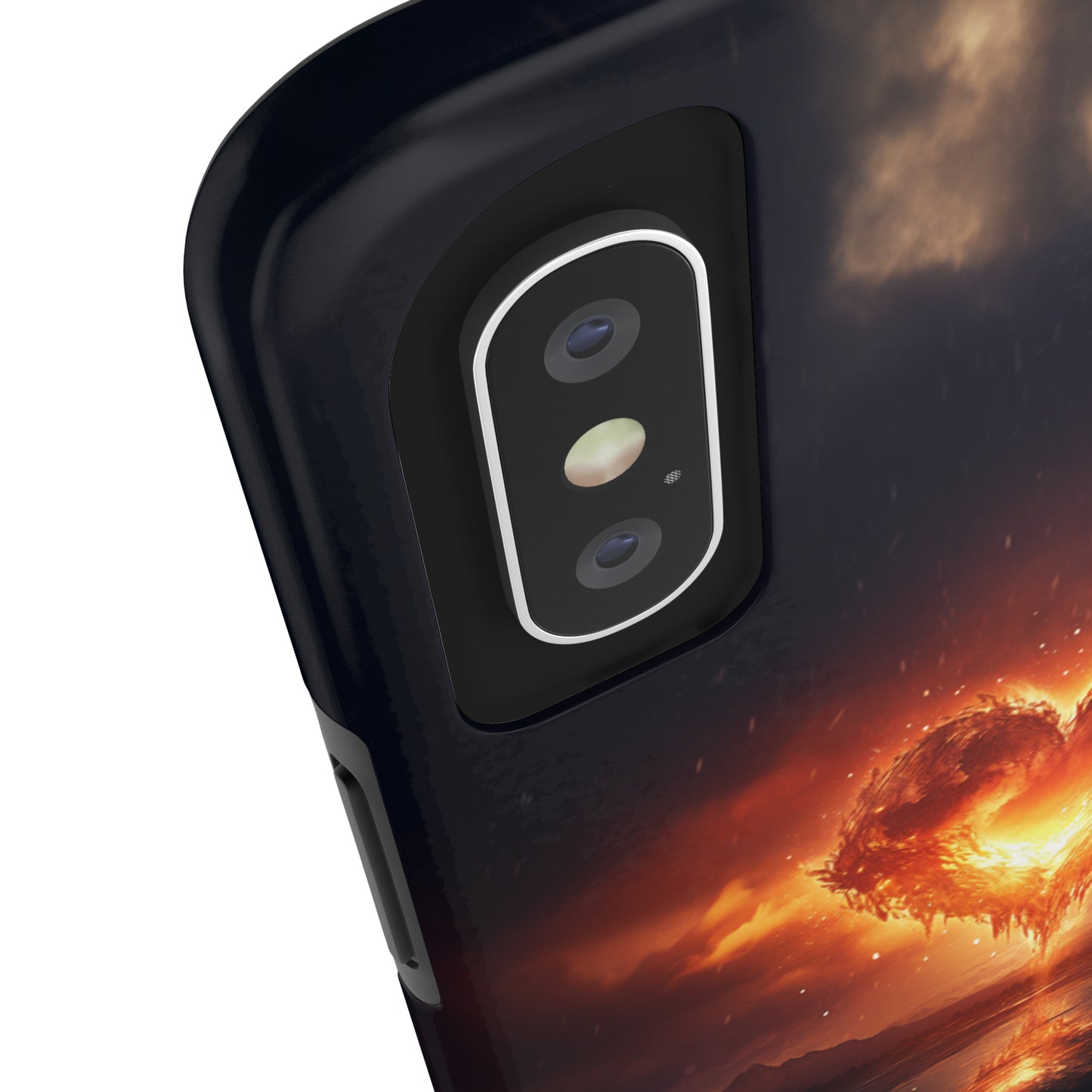 Introducing the "Flaming Heart" Cell Phone Case – Ignite Your Passion! -Tough Phone Cases