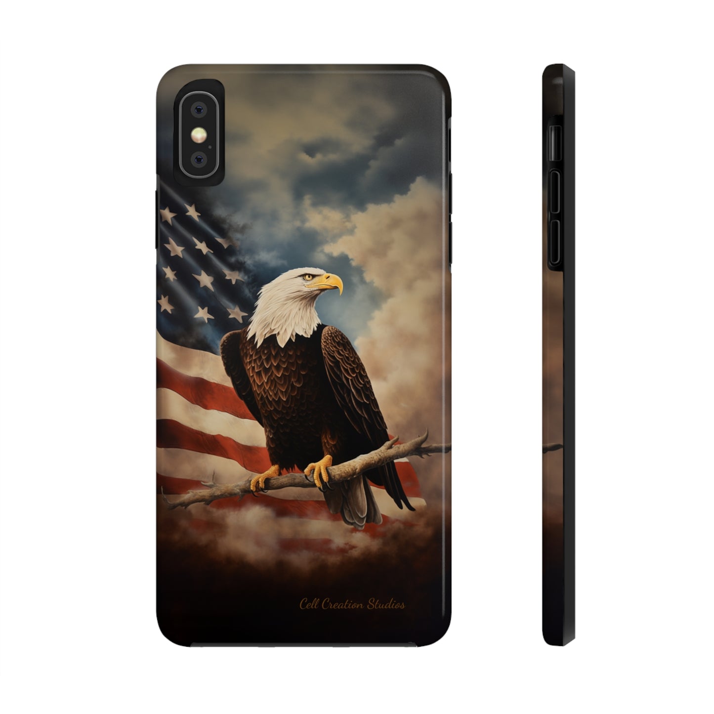 Introducing the "Eagle's Majesty" Cell Phone Case – Soar with American Pride -Tough Phone Cases