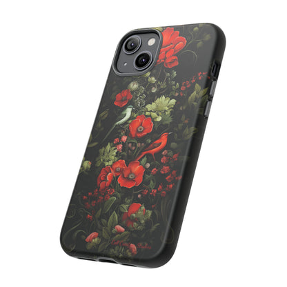 "Floral Serenade Elegance" -Tough iPhone Cases