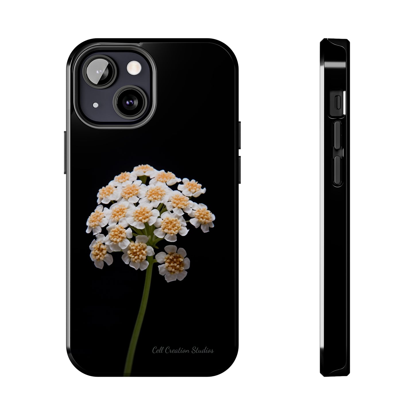 "Elegant Yarrow Bloom" Phone Case -Tough Phone Cases